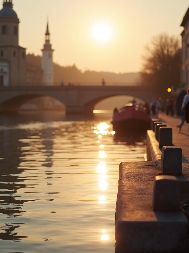 Peaceful travel scene representing calm, supported journeys